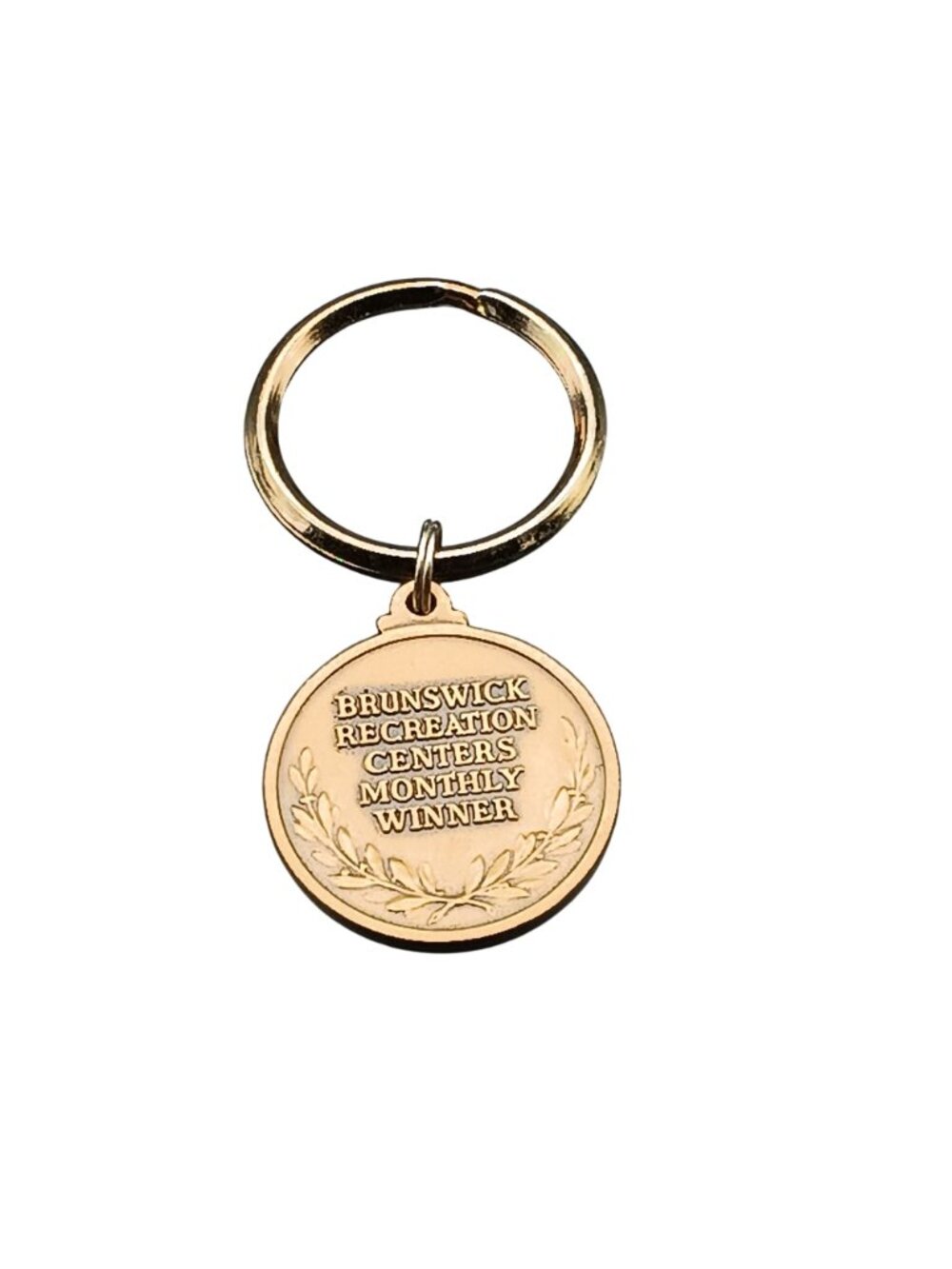Bowling-Themed Vintage Keychain Brunswick Recreation Centers Monthly Winner Bowl - Picture 2 of 2